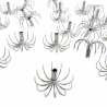 50pcs normal spider squid hooks 08S 12points 28mm