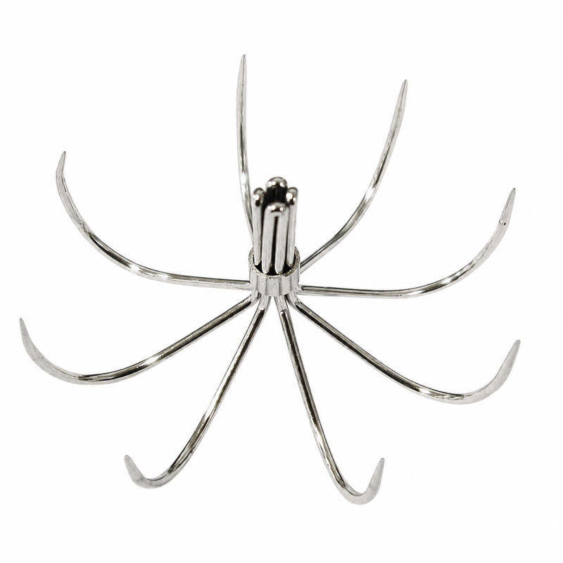 50pcs normal spider squid hooks 08S40 12points 40mm