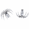 100pcs small spider squid hooks 05S15 12points 15mm