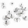 100pcs small spider squid hooks 05S15 12points 15mm