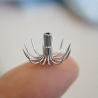 100pcs small spider squid hooks 05S15 12points 15mm