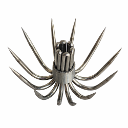 100pcs normal VERY SHARP squid hooks N70-42-6A 12pints 17mm