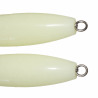 2X 195mm 80g Luminous Squid Egi Jigs Fishing Lures Baits STAINLESS HOOKS