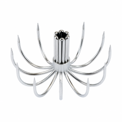 50pcs normal spider squid hooks 08S 12pints 28mm