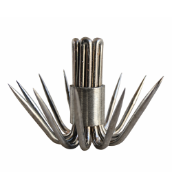 100pcs normal VERY SHARP squid hooks N70-42-6A 12pints 17mm