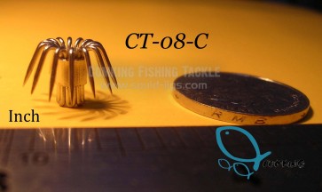 CT-08-C Stainless Steel Squid Hooks
