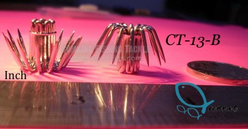 CT-13-B Stainless Steel Squid Hooks 10pcs
