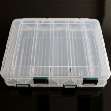  Double Sided Transparent Fishing Lure Box 10 Compartments