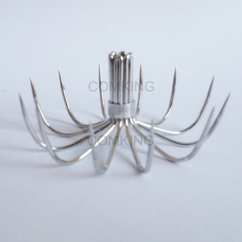 50X 12Points 41mm Spider Hooks Squid Jigs,Fishing Bait, Lures, Spoons,Squid  Hooks Supplier