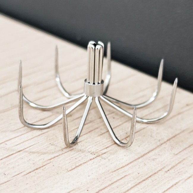 Bimoo 50pcs Squid Jig Hook Single Hooks 14 Needles Size #2 #2.5 #3