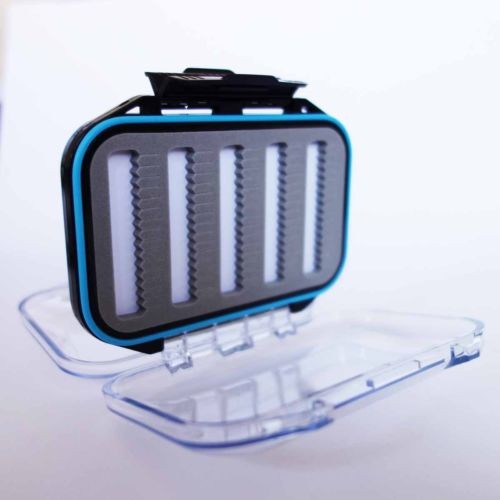 Four Layer Ice Fishing Jigs Box Easy-Grips Flies Box Waterproof Fishing  Tackle Box Fishing Flies Storage Container Boxes ice Fishing Box Fly  Fishing Box Foams Insert Waterproof for Flies Fly Fishing 