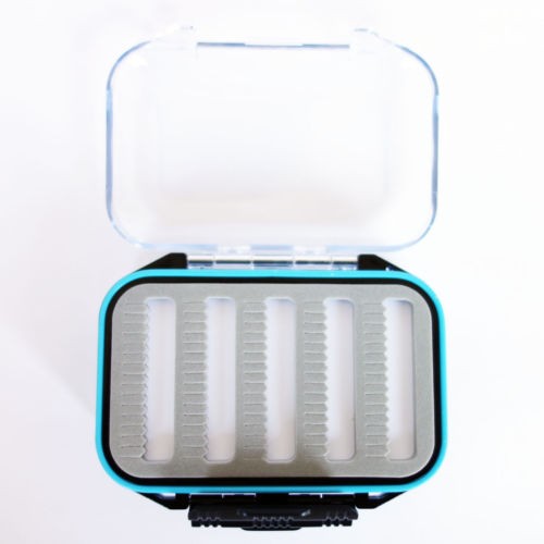 NATURAL WOODEN FLY Fishing Box Case Double Side Foam Insert $12.50