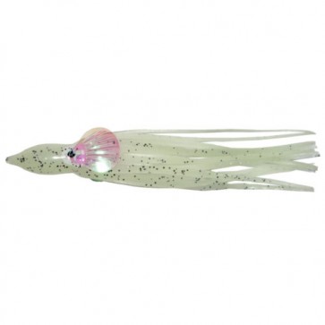 10X 4.75" Geisha Squid Fishing Squid Skirt GOLOW