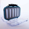 Double Side Waterproof Pocket Fly Fishing Box Slid Foam Insert Hold 170 Flies